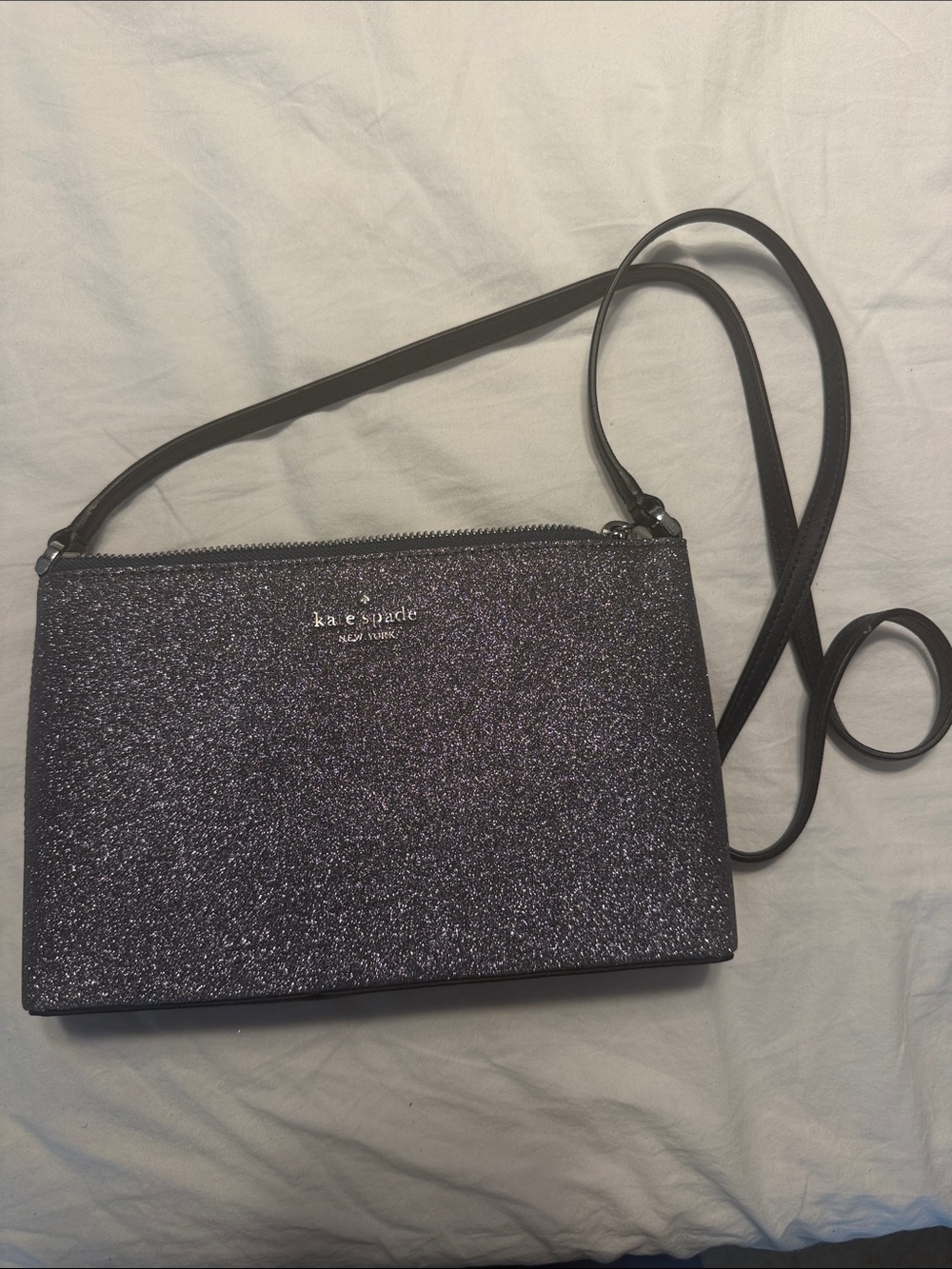 kate spade Purple Glitter Crossbody Bag
